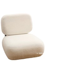 Fauteuil de salon vintage en bois de style mid-century, couleur crème, avec dossier massif, pour une personne, mobilier de maison