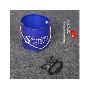 Cubo de Pesca Plegable Shuiyijia de EVA, Azul Oscuro, PVC, para Almacenamiento de Cebo Vivo, Soporte para Coche, Suministros de Pesca Marítima - Product Image 3