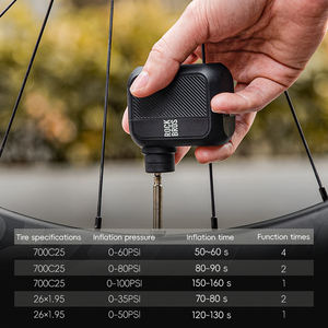 ROCKBROS Mini pompe à vélo portable sans fil <span class=keywords><strong>pour</strong></span> l'extérieur, <span class=keywords><strong>compresseur</strong></span> de gonflage automatique <span class=keywords><strong>pour</strong></span> vélo électrique - Product Image 5
