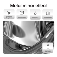 Vente en gros SANVO Peinture en aérosol acrylique miroir chromé