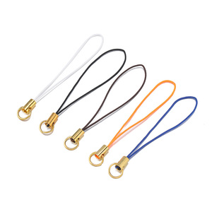 Petit cordon en alliage pour accessoires DIY, sangle de téléphone portable, porte-clés doré et coloré, 12 pouces, polyester plaqué - Product Image 5