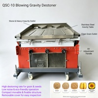 Mobile Rad-Schwerkraftentsteinungsmaschine 5QSC-10 mit geringer Vibrationsentwicklung für Sonnenblumenkerne, Bohnen, Sesamsamen – Getreidereinigungsmaschine