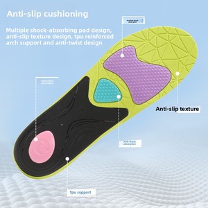Plantillas Ortopédicas con Soporte <span class=keywords><strong>de</strong></span> Arco <span class=keywords><strong>de</strong></span> TPU, Amortiguación <span class=keywords><strong>de</strong></span> Impactos en Talón y Antepié, Antideslizantes y Antitorsión para <span class=keywords><strong>Zapatos</strong></span> - Product Image 6