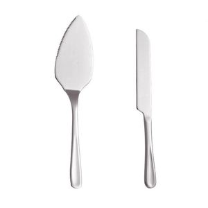 Wedding Cake Server Set Cake Knife Stainless Steel Cake Tools Pizza Cheese Cutting Knives for Baking Party - Product Image 1