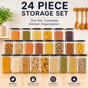 กล่องเก็บอาหารพลาสติกใส ปลอดสาร BPA ซ้อนกันได้ ปิดสนิท ใช้กับตู้เย็น ไมโครเวฟได้ เป็นมิตรกับสิ่งแวดล้อม รีไซเคิลได้ - Product Image 4
