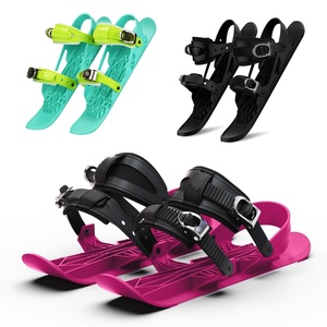 Mini planche à <span class=keywords><strong>ski</strong></span> courte <span class=keywords><strong>de</strong></span> freestyle pour l'extérieur, bottes <span class=keywords><strong>de</strong></span> <span class=keywords><strong>ski</strong></span> avec pelle à neige, patins à glace portables imperméables pour les voyages d'hiver - Product Image 1