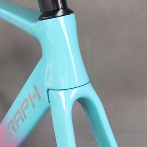 เฟรมจักรยานเสือหมอบคาร์บอนไฟเบอร์ T1000 สีพิเศษ รุ่น TT-X38 สายเบรกภายใน เกลียว T47 ยาง 700X32C - Product Image 2