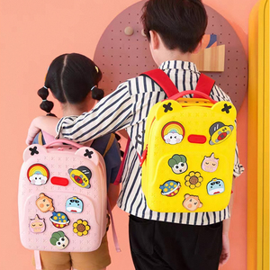 Thiết kế thời trang không thấm nước Eva Ba lô cho sinh viên màu sắc tươi sáng dễ dàng để làm sạch trường túi cho trẻ em trẻ em DIY Charms - Product Image 1