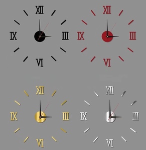 Moderno specchio 3d senza cornice oro romano numeri silenziosi <span class=keywords><strong>orologio</strong></span> <span class=keywords><strong>da</strong></span> <span class=keywords><strong>parete</strong></span> <span class=keywords><strong>40</strong></span> <span class=keywords><strong>Cm</strong></span> - Product Image 1