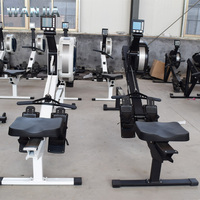Precio al por mayor Dynamic Air Rower Gym Trainer Cardio Wind Rowing Machine Fan Type Equipo de ejercicio para la venta