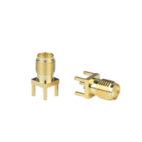 Conector Coaxial SMA-KE SMA Hembra RF, Conector Parcial de Pines SMA-KF