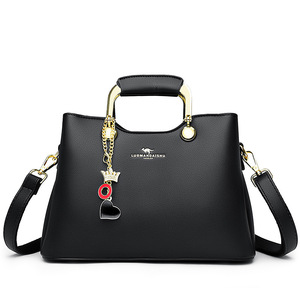 กระเป๋าหนังนิ่มสะพายข้างสำหรับผู้หญิง, กระเป๋าถือจุของได้มากจากนักออกแบบแฟชั่นใหม่ - Product Image 4