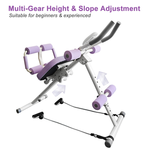 Appareil portable de musculation abdominale CZFIT avec écran LED, corde de traction et <span class=keywords><strong>banc</strong></span> d'exercices pour abdominaux et entraînement de force - Product Image 3