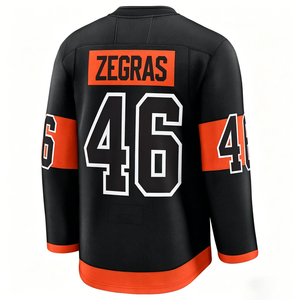 เสื้อฮอกกี้ผู้ชายแบบเย็บติดตรา Porter Martone รุ่นขายดีที่สุด Matvei Michkov Travis Konecny Trevor Zegras ไซส์ S-3XL - Product Image 4