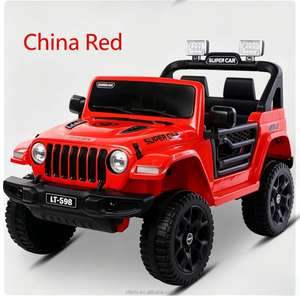 Camioneta Todoterreno Eléctrica para Niños, Color Verde Militar, 12V, con Control Remoto por Aplicación, Motor 380, Asa Portátil, Diseño Elegante - Product Image 1
