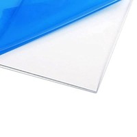Feuille de plexiglas acrylique transparente, panneau acrylique solide transparent, matière première pour l'artisanat DIY, enseignes publicitaires