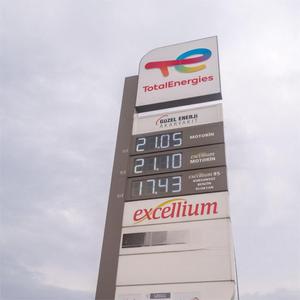 Pannello Digitale LED Impermeabile IP65 ad Alta Luminosità ROSSO/AMBRA/VERDE/BLU/BIANCO per Display Prezzi Carburante in Stazioni di Servizio - Product Image 6