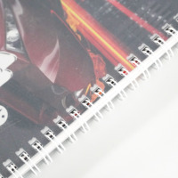 Cahier à spirales personnalisé imprimé, format A5, reliure spirale, couverture en PP, pour usage scolaire, avec logo personnalisé pour les étudiants arabes