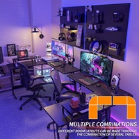 Table de bureau de club de jeu réglable en hauteur de jeu professionnel