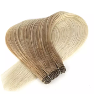 ต่อผมแท้แบบเครื่องจักรคุณภาพพรีเมียม Genius Weft Virgin Remy คุณภาพ 100% ผมแท้รัสเซียแบบเครื่องจักร - Product Image 1