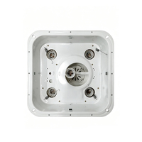 Lámpara de Techo con Calefactor Integrado, Perfil Delgado, 4 Bombillas LED de Calor Radiante Instantáneo, Ventilador Integrado