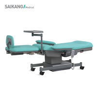 SKE-134 SAIKANG mobile 3 fonction hôpital transfusion sang donneur électrique dialyse chaise fabricants