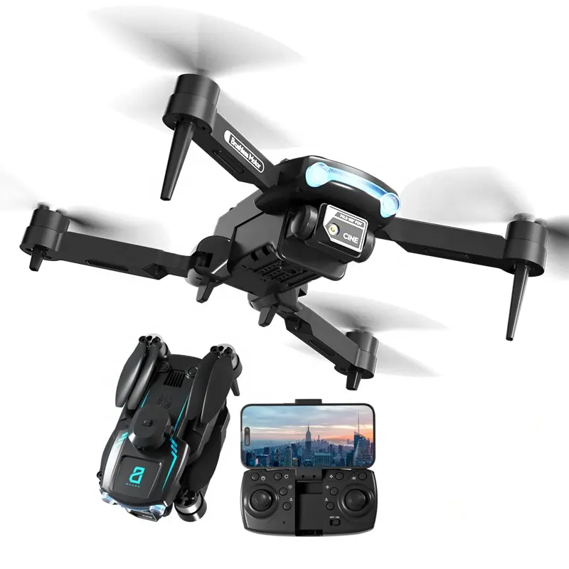 Nuevo Dron con cámara Dual 8K HD, posicionamiento de flujo óptico, Motor sin escobillas, 360, evitación de colisiones, Dron Uav de largo alcance para exteriores
