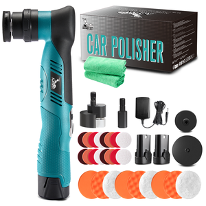AUTIWOZ Draadloze Mini Autopolijstmachine Set 6 Verschillende Snelheden Auto Detailing Waxen 2 Stuks 12V 2000mAh Li-ion Polijstmachine - Product Image 1