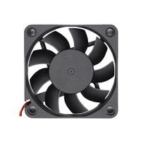 Ventilateur de refroidissement sans balais DC 60x60x15mm, ventilateur à cadre carré pour équipement de sécurité, CCTV DVR et appareils électroniques