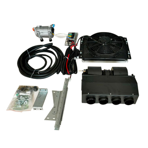 Compressore Elettrico Universale 12V per Aria Condizionata, Evaporatore Sottoplancia, Kit di Climatizzazione per <span class=keywords><strong>Auto</strong></span> Vecchie - Product Image 2