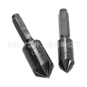 Seven Blade Chamfering Bit Carbon Steel 13mm Shank For Woodworking Drilling Hole Opening Positioning Tool - Product Image 3