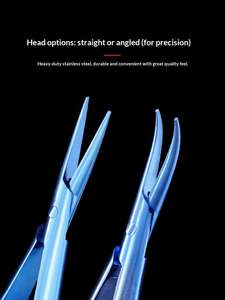 ชุดเครื่องมือผ่าตัดตา คีมจับเข็มขนาดเล็กทางการแพทย์ 12 14 16 18 ซม. สำหรับการผ่าตัดตา - Product Image 4