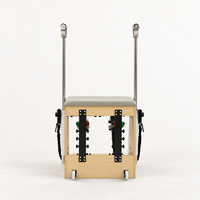 Chaise Wunda de qualité studio en bois massif, équipement de fitness à haute stabilité, ensemble de yoga Pilates pour usage commercial