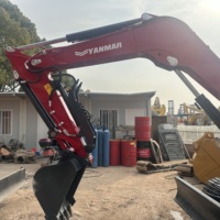 Livraison Gratuite YANMAR VIO80 Mini-Excavatrice 8 Tonnes, Vente Chaude, Excavatrice Hydraulique sur Chenilles, Mini-Pelles Yanmar Vio80 d'Occasion Originales