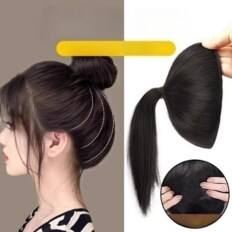 Parrucca da festa a vita alta da donna con code di cavallo per capelli a cacca di Volume per occasioni speciali - Product Image 1