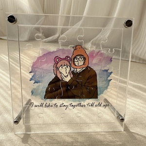 Rõ ràng ghép hình câu đố sinh nhật món quà giáng sinh Acrylic màu acrylic câu đố - Product Image 4