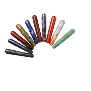Premium Quality Luxury Polished Natural Crystal Smooth Massage Bar Quartz Wand <b>Stick</b> in Variety of Colors for Gift decoration - Product Image 1