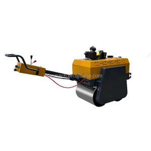 Mini đôi trống đi bộ-phía sau rung đường lăn cho đất bãi cỏ nén chặt giảm giá Giá bán mini nhựa đường con lăn lõi động cơ - Product Image 2