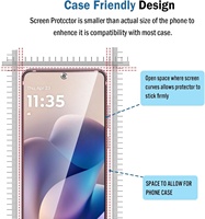 Protection d'écran en verre trempé OEM/ODM 280 épais de qualité supérieure personnalisable pour Moto/Motorola G 5G 2026 2025