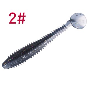 1.2g di piccoli vermi di alta qualità esca morbida esca da nuoto esca esca da nuoto bionica testa di piombo morbide esche bassi 45mm - Product Image 3
