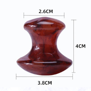 Stein körper Opal Gua Sha Werkzeug Rosenquarz Massage Gesichts Kristall Pilz Massage Set - Product Image 2