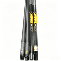 Queue de billard professionnelle PREOAIDR BK3 en bois fendu 1/2 avec joint en alliage d'aluminium, légère, 147 cm, durable, extension de haute qualité