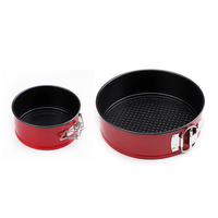 Acier au carbone robuste Moule à gâteau facile à nettoyer Moule à ressort résistant à la rouille Parfait pour les gâteaux au fromage Moule à ressort sans fuite