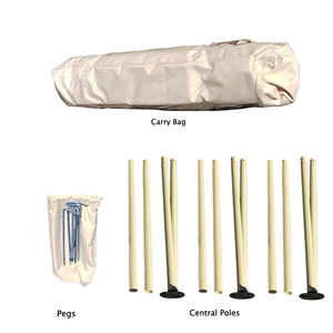 Carpa de Jardín Resistente a los Rayos UV de 10m, 15m y 20m para 80 Personas, Ideal para Eventos <span class=keywords><strong>al</strong></span> Aire Libre - Product Image 6