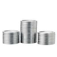 Couvercles métalliques à visser avec bouchons hermétiques pour bocaux alimentaires, 100 pièces, couvercles de conserve à ouverture standard, couvercles métalliques de type séparé pour bocaux Mason pour la mise en conserve
