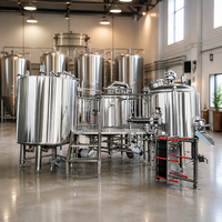 Vente flash : cuve de brassage et cuve de fermentation de 500 L pour brasserie