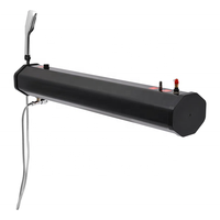 CYEN Facile à assembler Absorbe la lumière du soleil Grande capacité 30L Réservoir d'eau octogonal en PVC pour toit de voiture Douche de route en plein air Douche de camping