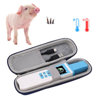 Escáner de microchip térmico RFID de 125Khz 134.2Khz ISO11784/5 FDX-A FDX-B HDX para mascotas, lector portátil de microchip para establos de caballos
