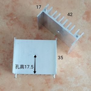 Disipador de Calor de Aluminio Yx Electronics de 42x17x25mm para Transistor Mosfet To220, Rectificador de Puente, Refrigeración - Product Image 2