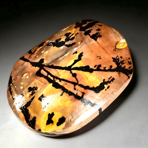 Piedra de Guohua Natural al por Mayor, Pulida, para la Calma y Sanación, Colección de Patrones Auspiciosos de Feng Shui - Product Image 4